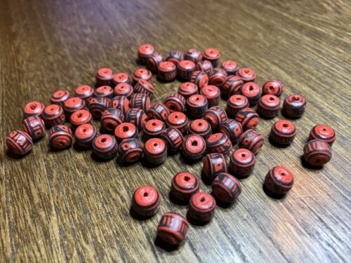 Beautiful African Trade Beads Lot! Great Design And Detail!  And Great Deal! - Afbeelding 1 van 3