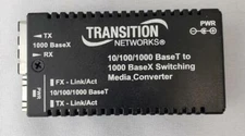 = Transition Networks Bridging Media Converter 10/100/1000BASE-T 1000BASE-X