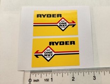 Tiny Tonka Ryder Box Truck, Stickers For Tiny Tonka Truck, Pair, 1978 Vintage