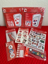 Canada Day Party Supplies -Lot of 8 - Stickers, Magnets, Badges, Tattoo, Sleeves