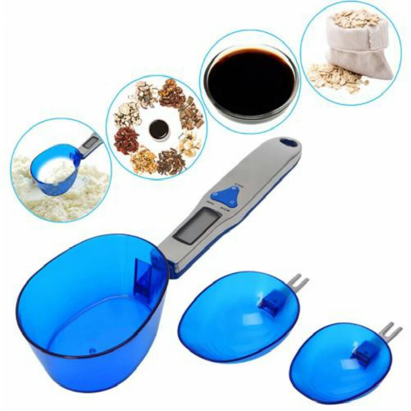 LCD Digital Kitchen Scale Measuring Electronic Spoon Weight Volumn Food scale - Image 3 of 4