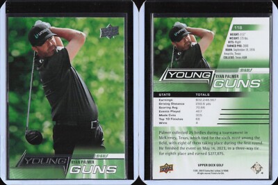2024 Upper Deck Golf Young Guns RC #118 Ryan Palmer