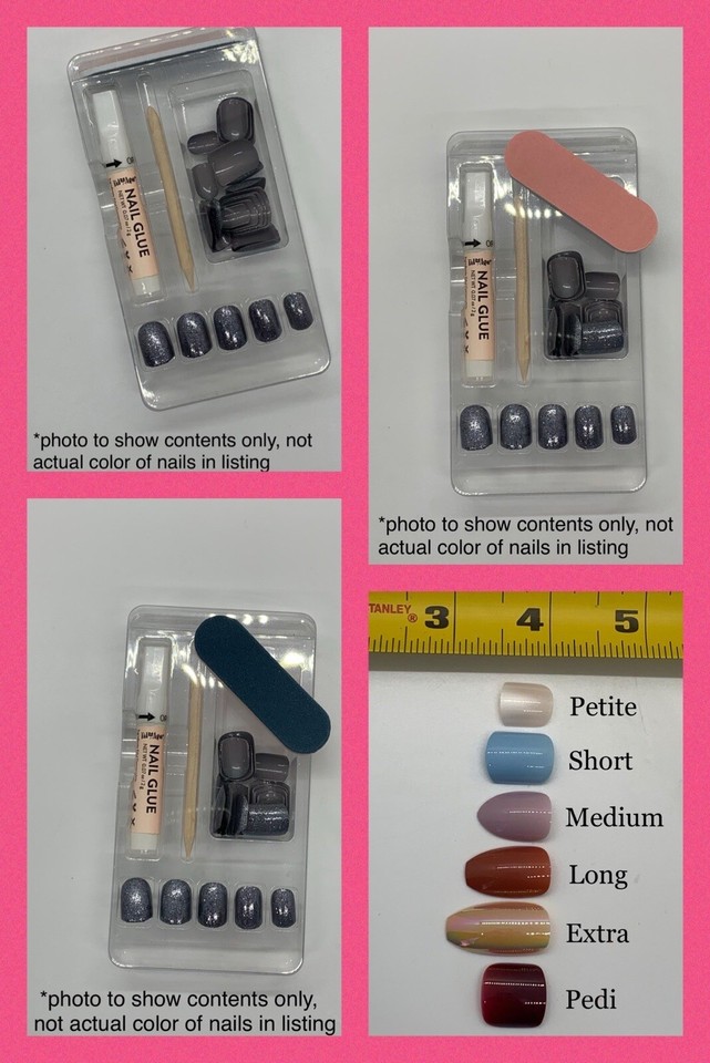 Red Aspen Reusable Nail Dashes, Pop On Short Square, Taylor’s Desert