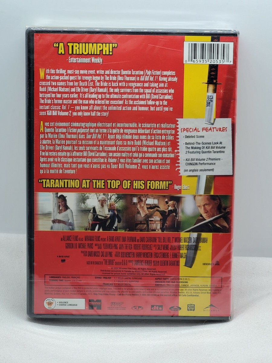 KILL BILL Vol.2 キルビル プロモ SPECIAL DVD＋水鉄砲 Amazon.com: Kill Bill: Volume 2 : Uma Thurman, David