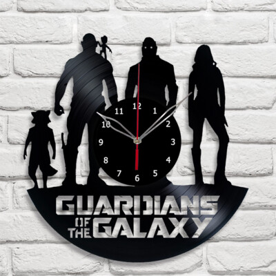 Vinyl Clock Guardians of the Galaxy Clock Unique Art Vinyl Record Wall Clock 605