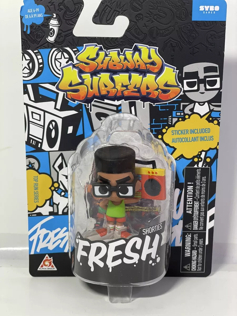 LOT OF 2 Subway Surfers Tricky / Jake Figures with Stickers