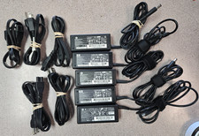 lot of 5x HP OEM 65W 18.5V 3.5A Power Adapter 7.4mm large tip