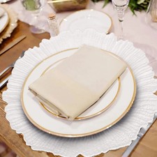 White Charger Plates 13" - Set of 12  Used once at wedding