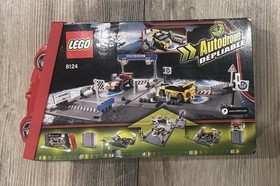 LEGO Racers 8124 Ice Rally Yellow Red Car Fold-Out Road Case Tiny Turbos 🌟 NEW!