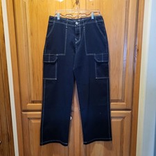 TRUE RELIGION Brand Jeans SN CARGO Dark Denim Women's Size 30 NWT