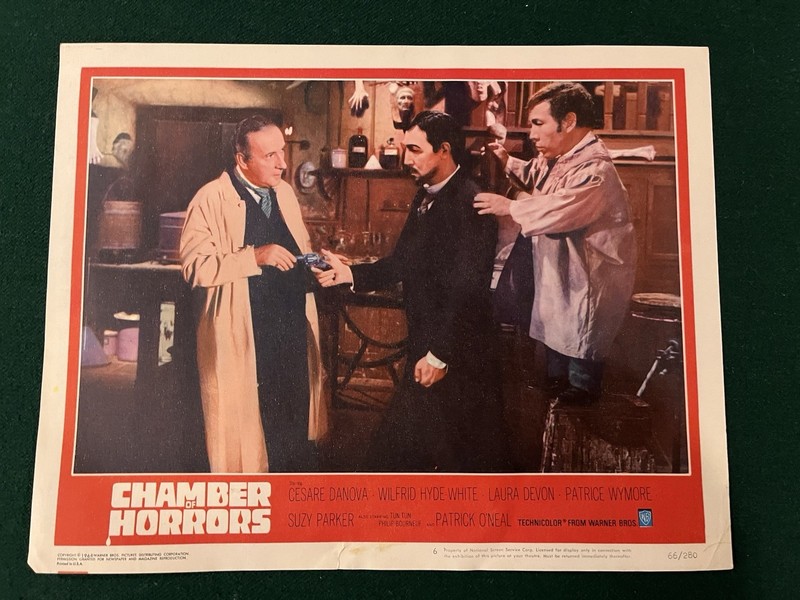 Chamber Of Horrors Original Movie Lobby Card 1966 Patrick O’Neal