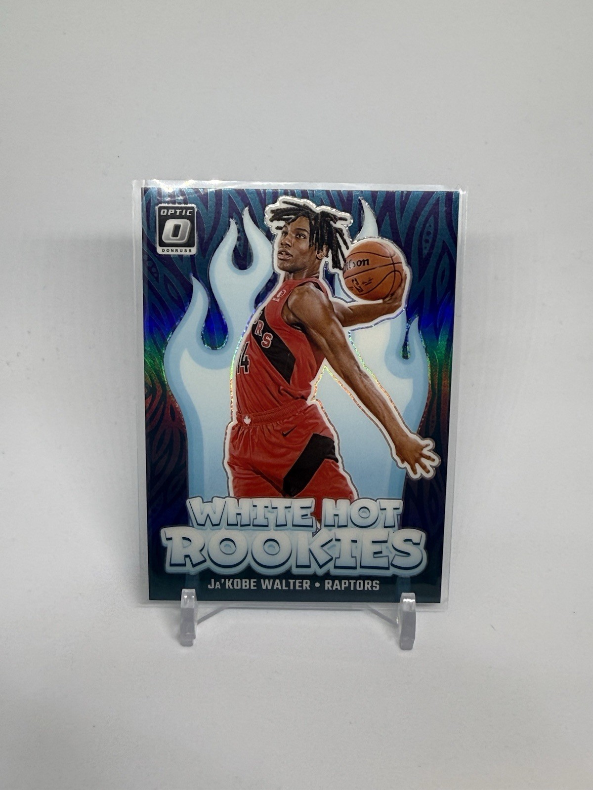 2024-25 Donruss Optic - White Hot Rookies #13 Ja'Kobe Walter Purple Prizm