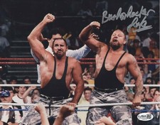 Bushwhacker Luke autographed signed 8x10 photo WWC WWE WWF HOF JSA COA