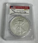 2021-S T1 American Silver Eagle PCGS MS70 Peed Sig label #994
