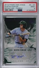 2018 Panini Diamond Kings Purple 12/20 Dustin Fowler #S-DF PSA 9 MINT Auto 0a2