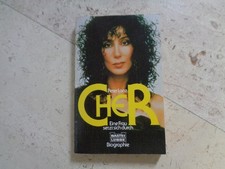 CHER oop exclusiv RARE original 1989 vintage import bio photo book
