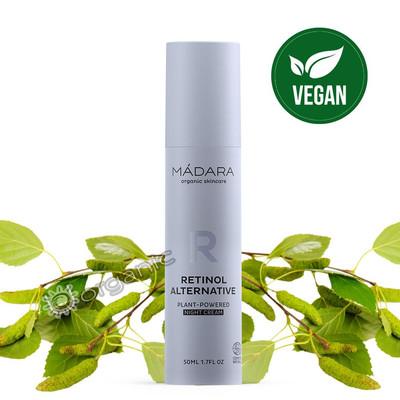 Madara Bio RETINOL ALTERNATIVE Pflanzenbetriebene Nachtcreme 50ml