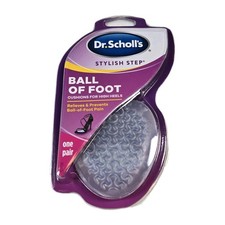 Dr. Scholl's Stylish Step Ball of Foot Cushion for Women's High Heels 1 Pair 