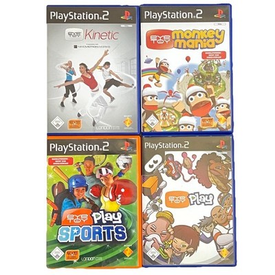   4x PS2 Eye Toy Play Sports Kinect Monkey Mania Sony Playstation
