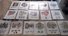 16 Limited Edition First Day Lithographs Stamps Collection
