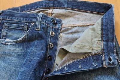 The Real McCoys Joe McCoy Lot 901 WWII W32 Made in Japan Selvedge