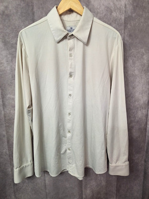 Mizzen + Main Button Up Leeward Shirt Men's XL Trim Fit Long Sleeve Stretch Golf