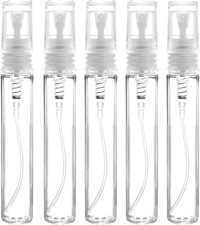 5 Pack 5ml Refillable Perfume Travel Spray Bottles Mini Atomizer Cologne Bottle