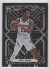 2020-21 Panini Obsidian Electric Etch Yellow 7/10 Zeke Nnaji #182 nd3