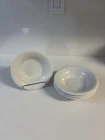 FIESTAWARE FIESTA SET OF 4 WHITE 6.5" STACKING BOWLS UNUSUAL & HARDER TO FIND