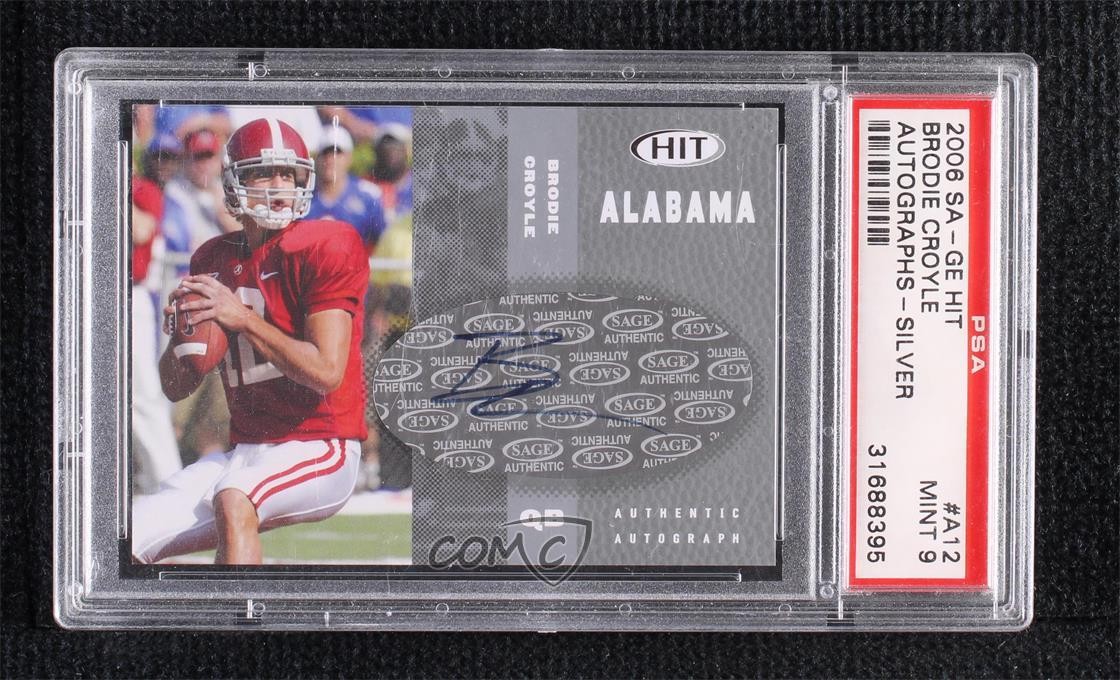 Brodie Croyle SA-GE Hit Autographs #A12 Silver