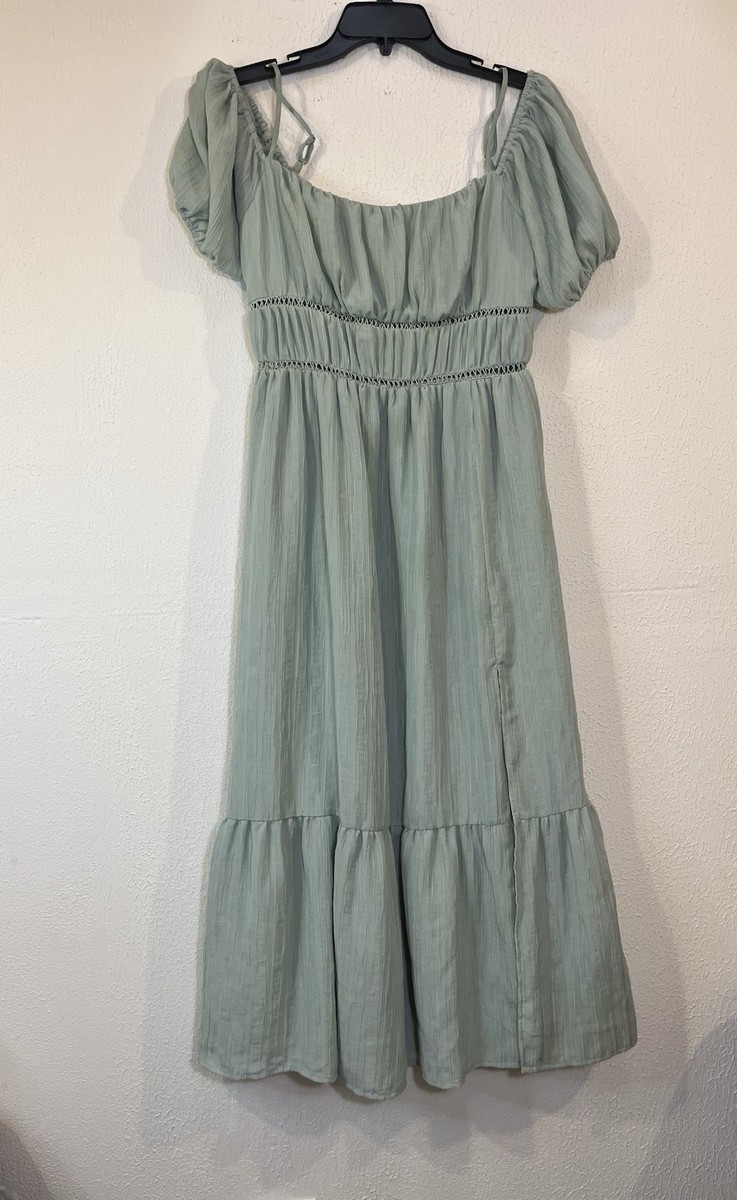 green emerald velvet dress ASTR the label Women's Gaia Dress, Sage, Green, M at Amazon Women's  Clothing store