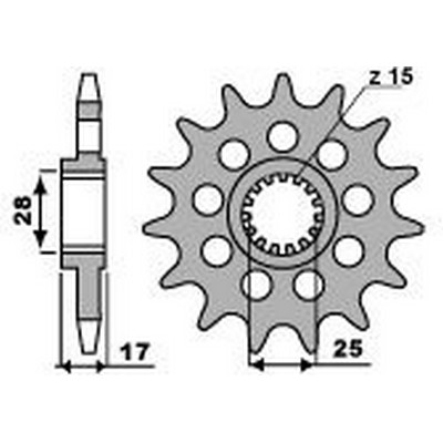 PBR Kettenrad 520