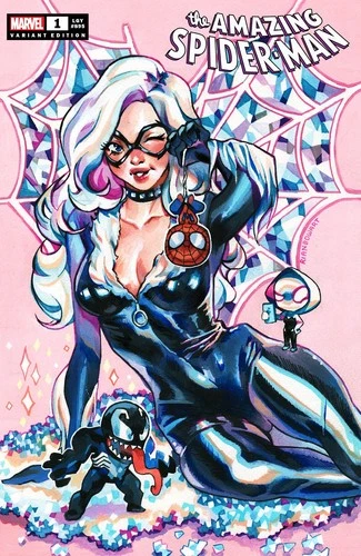 AMAZING SPIDER-MAN #1 RIAN GONZALES EXCLUSIVE SPIDERMAN BLACK CAT