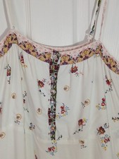 Boho Maxi Floral Dress Small Pockets Adj Spaghetti Straps Davi & Dani Vacation