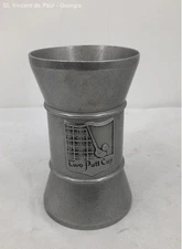 Vintage 1977 Winton Pewter Practice Two Putt Cup Putting Training Aid Great Cond