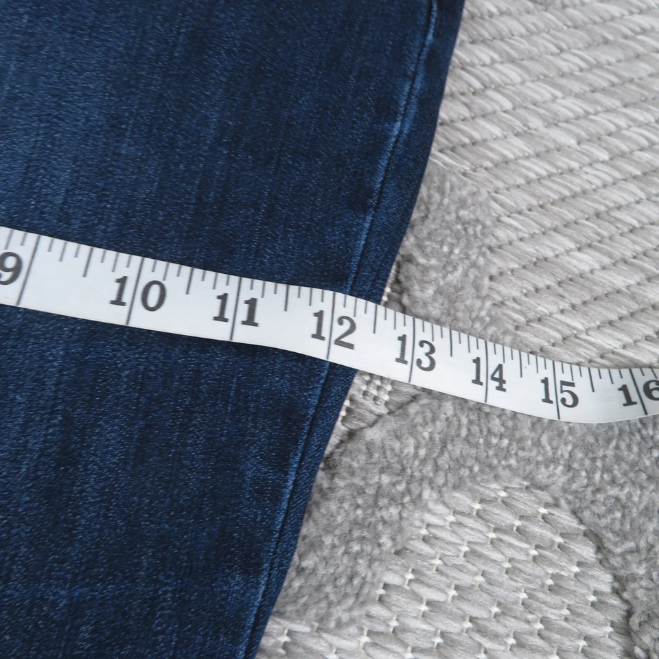 Jeans Chicos para mujer 1,5 azul tobillo suave denim elástico informal de viaje chic Foto 4 de 4