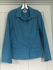 Women’s Talbots Blue Cotton Blazer  Jacket Size M — photo 1