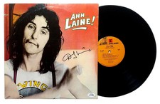 Denny Laine Double Autographed Signed Ahh Laine Album LP ACOA