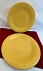 Fiesta Daffodil 2 Dinner Plates 10.25" Fiesta Ware Homer Laughlin