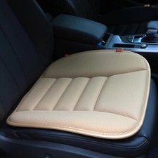 Memory Foam Car Seat Cushion for Driver, Office Chair, Home Use Khaki