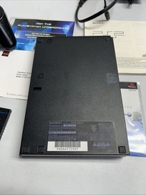 Sony PlayStation 2 PS2 Slim Console with OEM Cords + Controller & Memory Card!