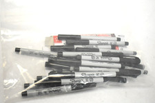 Lot of 20 Sharpie Ultra Fine Tip Permanent Markers Black Ink Fade Resistant