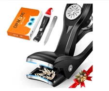 DRMODE Nail Clippers for Men Thick Nails, Angled Head Toe Nail Clippers for Thic