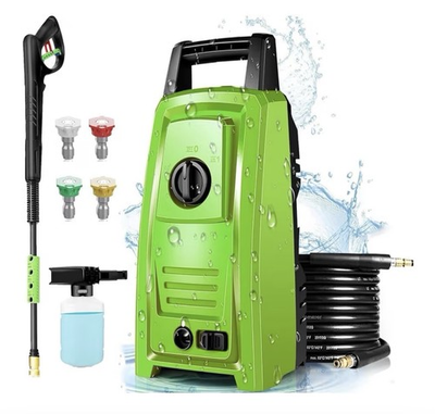 #ad Pressure Washer 1800W Cleaner 4 Quick Connect Nozzles and Foam New $47.97