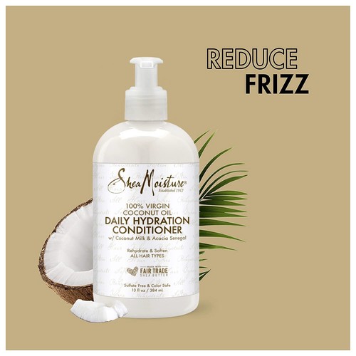 Shea Moisture 100% Virgin Coconut Oil Daily Hydration Shampoo 384ml/13oz - Bild 6 von 6