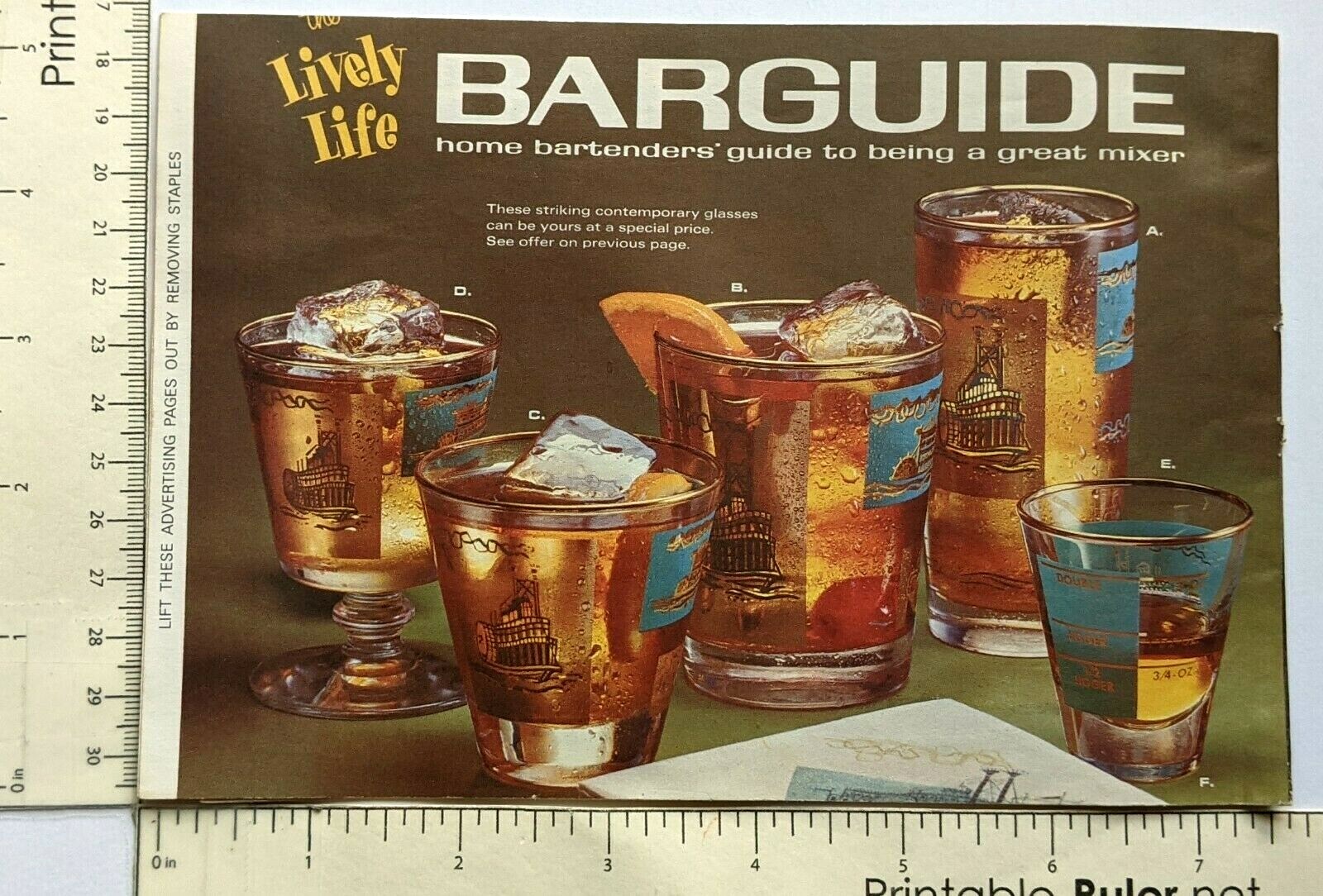 1960s Home Bar Guide Cocktails Mixology Recipes Southern Comfort Gin
