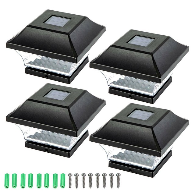 Adorable Solar Lit Squirrel Fence And Bannister Post Cap Outdoor