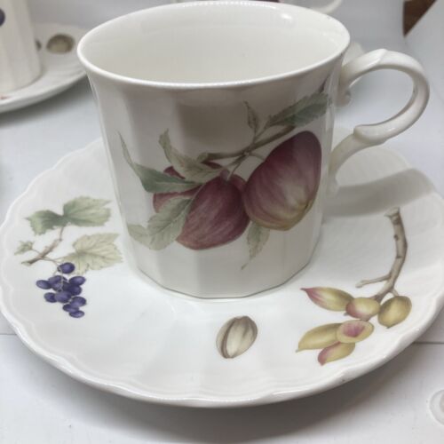 Juegos de 4 platillos para tazas de té Mikasa Belle Terre CAJ05 Máxima Fruit Excelente - Imagen 3 de 7