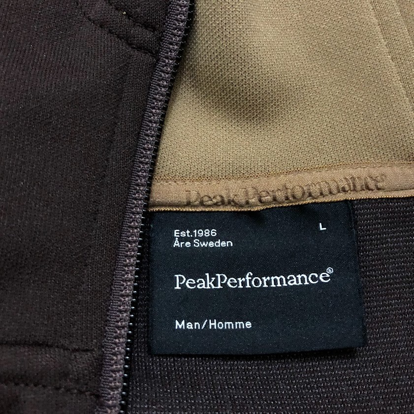 PEAK PERFORMANCE Danny Z H Hoodie Full Zip Jacket Size Large L