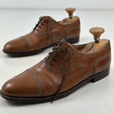 Cole Haan Chestnut Leather Derby Shoes Cole Haan Chestnut Leather Cap Toe Derby Lace-Up Dress Shoes  main image 3